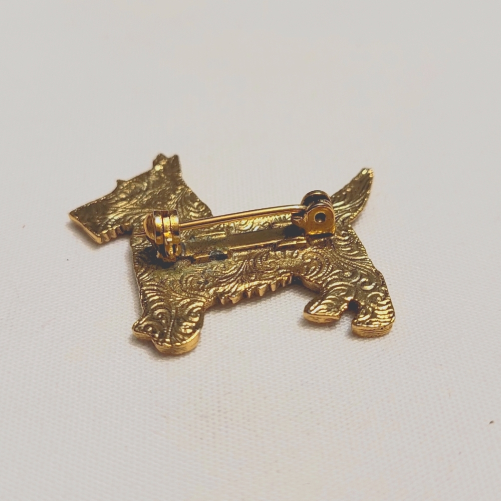 Vintage Scottish Terrier Dog Brooch - Picture 5 of 5